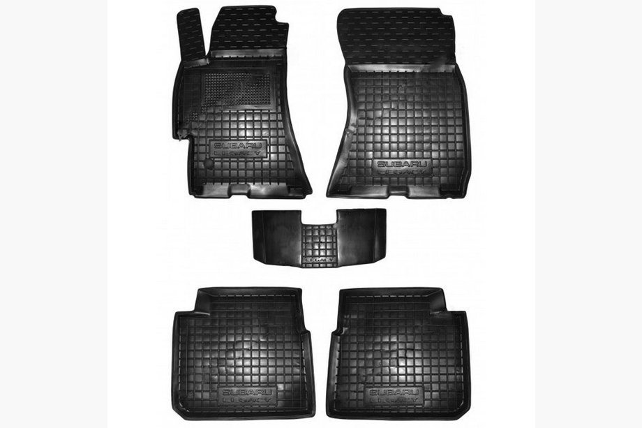 Subaru Outback 2005–2009 Gumijaste preproge z visokim robom (Autogumm) Image