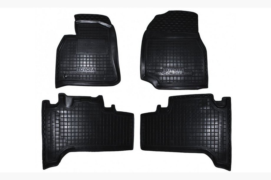 Toyota Land Cruiser 100 1998–2007 Gumijaste preproge z visokim robom (Autogumm) Image