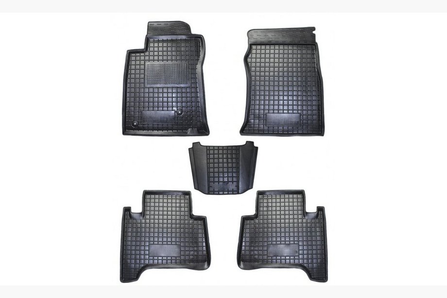 Toyota Land Cruiser Prado 120 2002–2009 Gumijaste preproge z visokim robom (Autogumm) Image