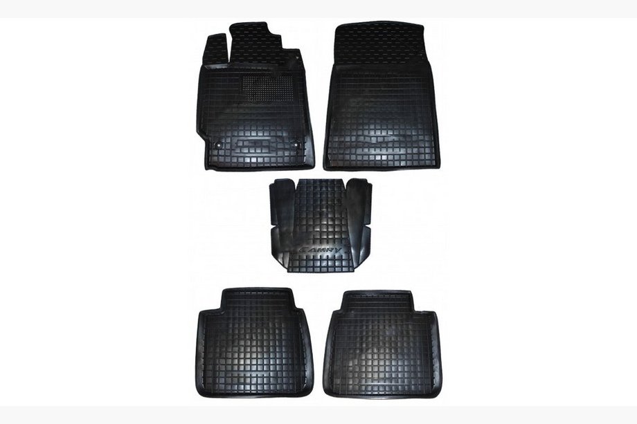 Toyota Camry 2006–2011 Gumijaste preproge z visokim robom (Autogumm) Image
