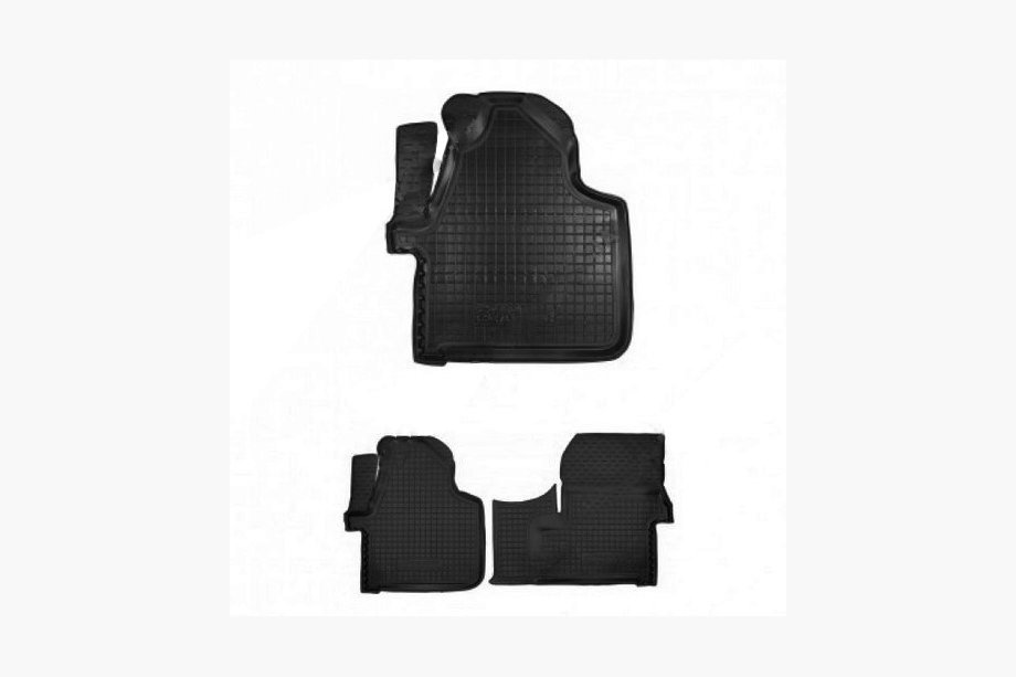 Volkswagen Crafter 2006–2016 Gumijaste preproge z visokim robom (Autogumm) Image