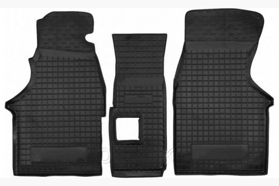 Volkswagen T4 Transporter 1990–2003 Gumijaste preproge z visokim robom (Autogumm) Image