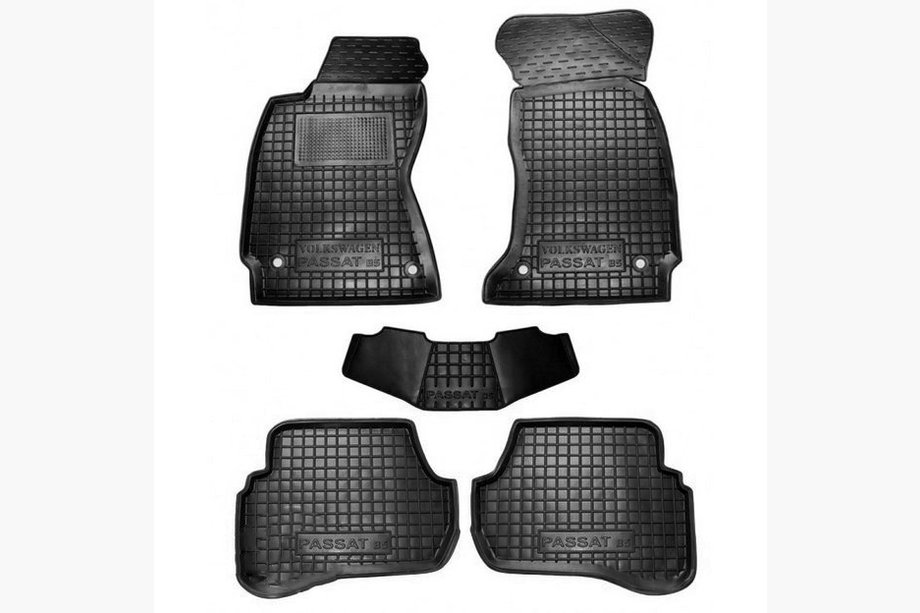 Volkswagen Passat B5 1997–2005 Gumijaste preproge z visokim robom (Autogumm) Image