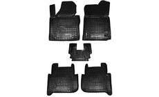 Volkswagen Touran 2010–2015 Gumijaste preproge z visokim robom (Autogumm) fotografija 1