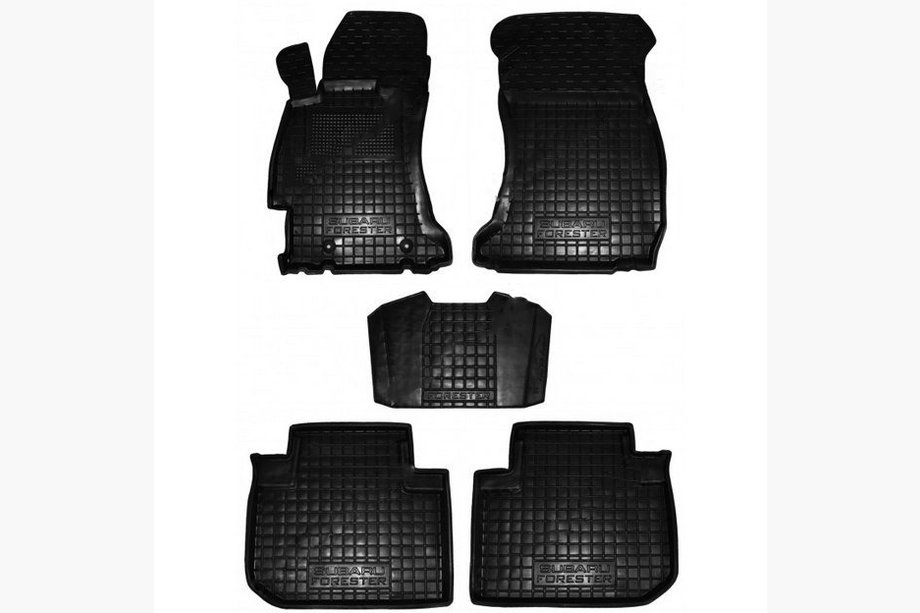 Subaru Forester 2013–2018 Gumijaste preproge z visokim robom (Autogumm) Image