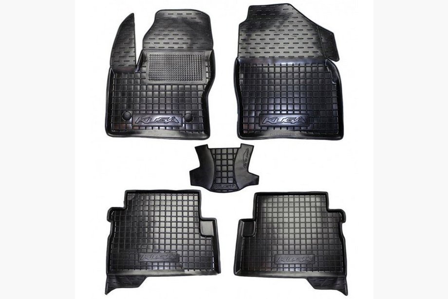 Ford Kuga/Escape 2013–2019 Gumijaste preproge z visokim robom (Autogumm) Image