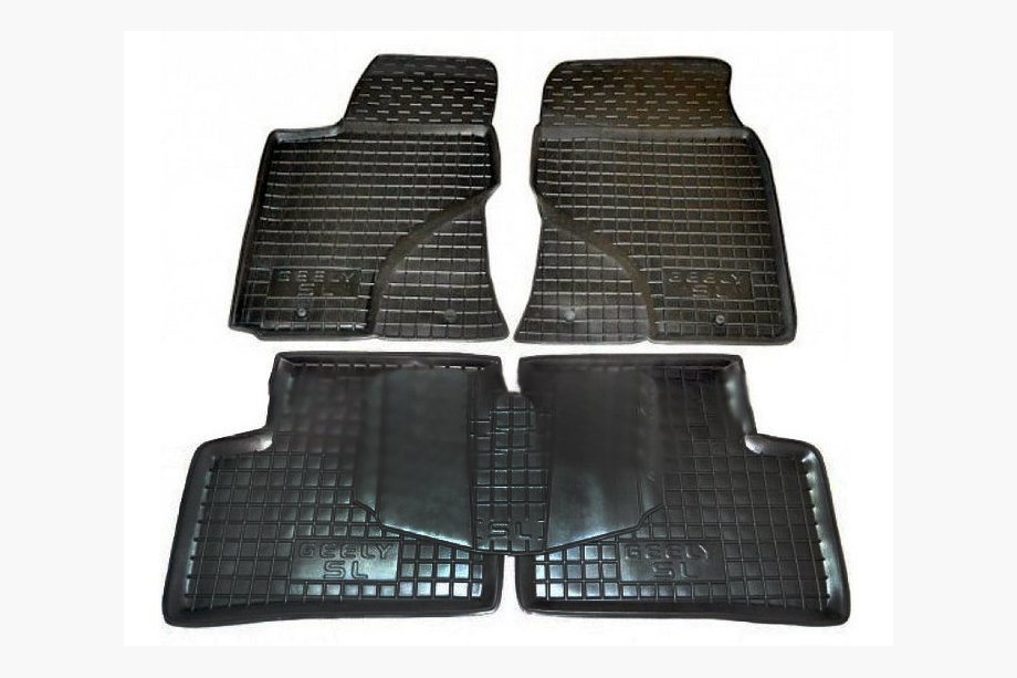 Geely SL 2011– Gumijaste preproge z visokim robom (Autogumm) Image