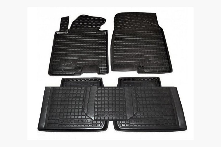 Kia Ceed 2012–2018 Gumijasti tepihi za notranjost z visokim robom PRO 2013+ 3D (Autogumm) Image