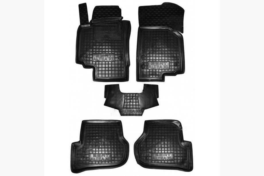 Seat Altea 2004–2015 Gumijasti avtomobilski tepihi z visokim robom XL (Autogumm) Image