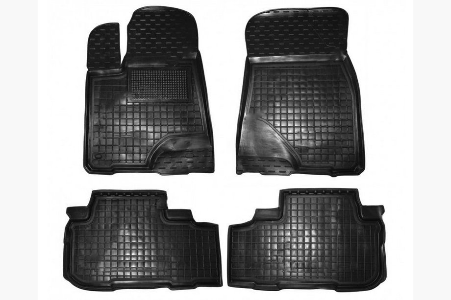 Toyota Highlander 2013–2019 Gumijaste preproge z visokim robom (Autogumm) Image
