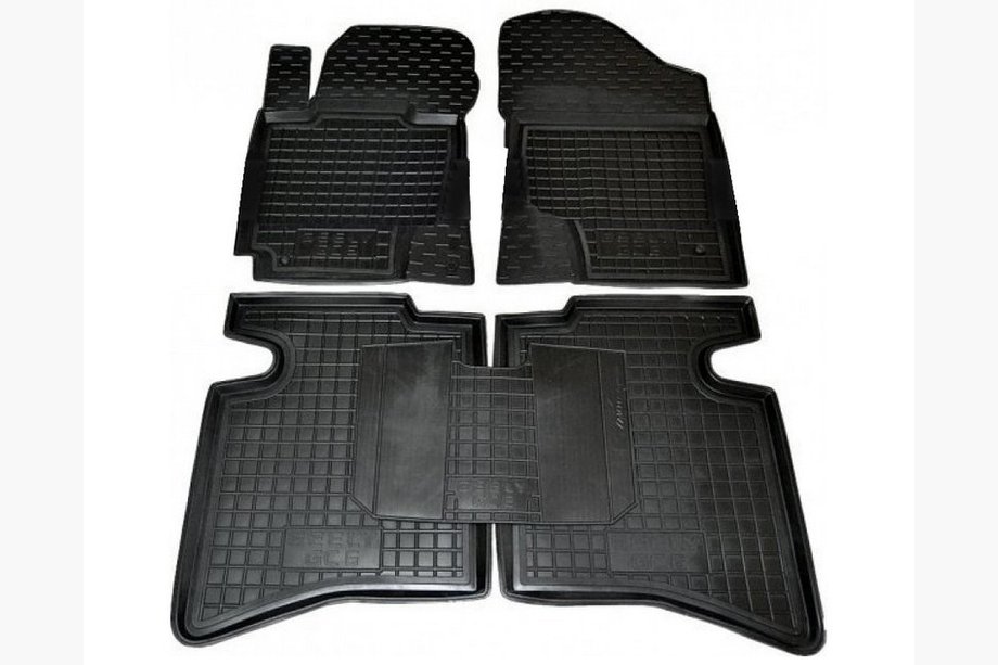 Geely GC-6 2014–2020 Gumijasti tepihi za kabino z visokim robom 2014+ (Autogumm) Image