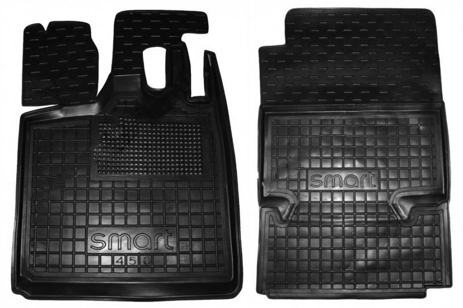 Smart 1998–2007 Gumijaste preproge z visokim robom 450 Fortwo (Autogumm) Image