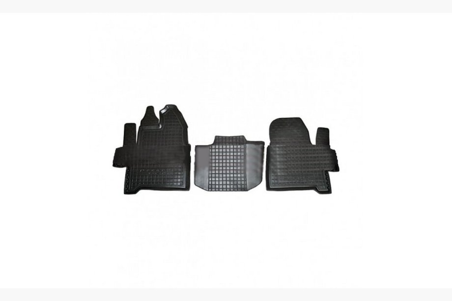 Ford Custom 2013–2022 Gumijasti tepihi z robom 1+2, 1. vrsta (Autogumm) Image