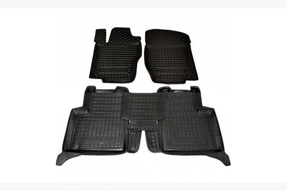 Mercedes GL class X164 2006–2012 Gumijaste preproge z visokim robom (Autogumm) Image
