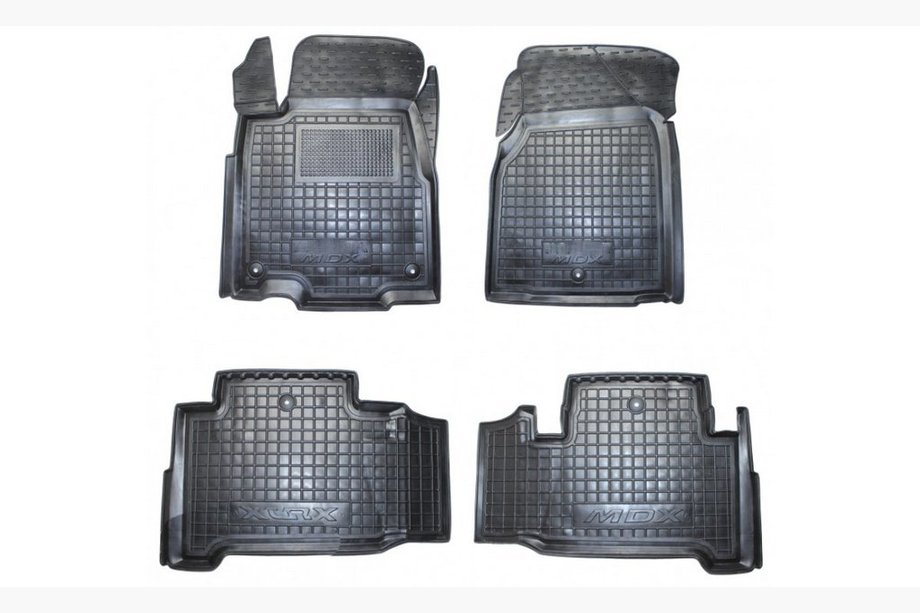 Acura MDX 2007–2013 Gumijaste preproge z visokim robom (Autogumm) Image