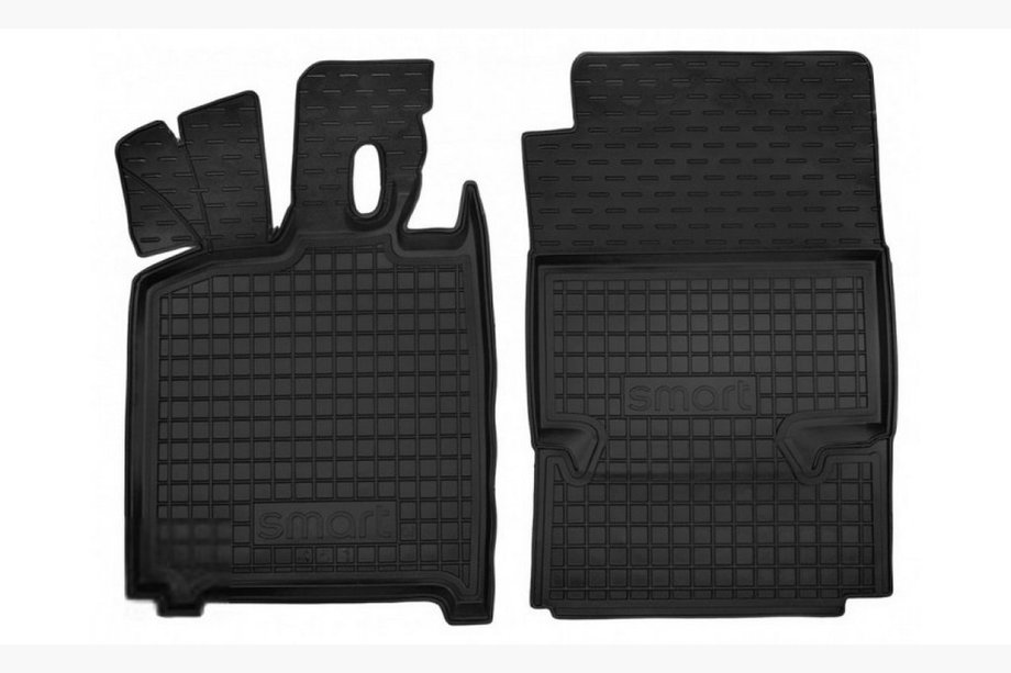 Smart 2007–2014 Gumijaste preproge z robom 451 Fortwo (Autogumm) Image