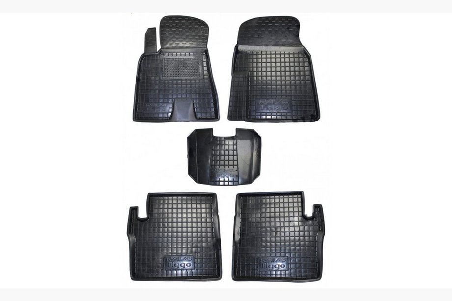 Toyota Rav 4 2001–2005 Gumijaste preproge z visokim robom (Autogumm) Image