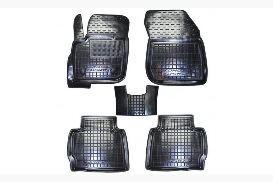Ford Mondeo 2014–2022 Gumijaste preproge z visokim robom (Autogumm) Image