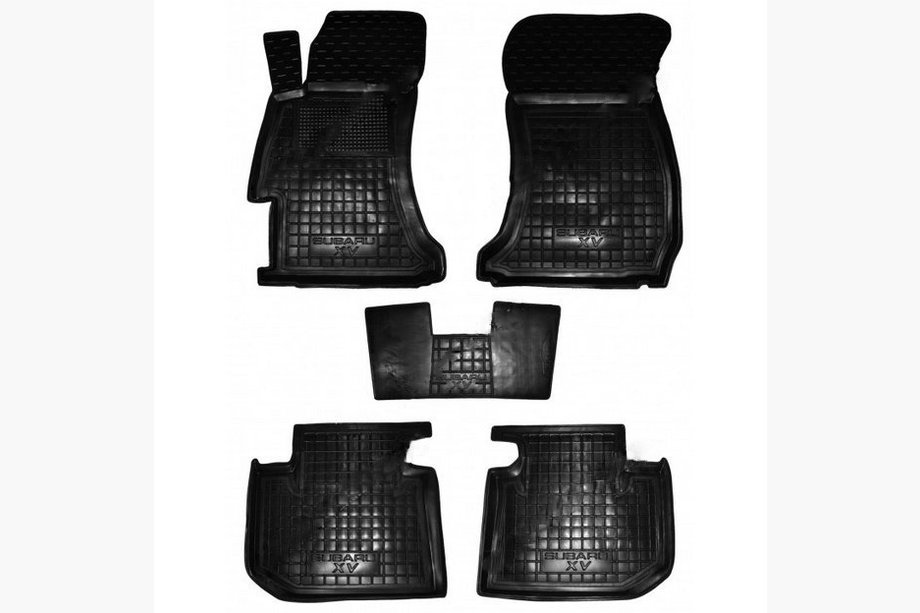 Subaru XV 2011–2017 Gumijaste preproge z visokim robom (Autogumm) Image