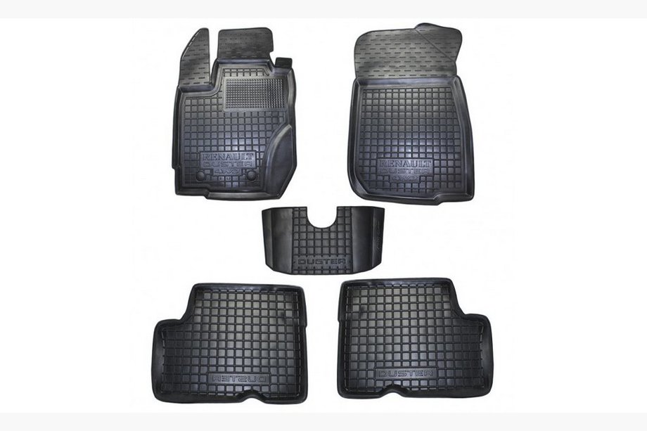 Renault Duster 2008–2017 Gumijasti tepihi za kabino z visokim robom 2015+ 2/4WD EU izvedba (Autogumm) Image