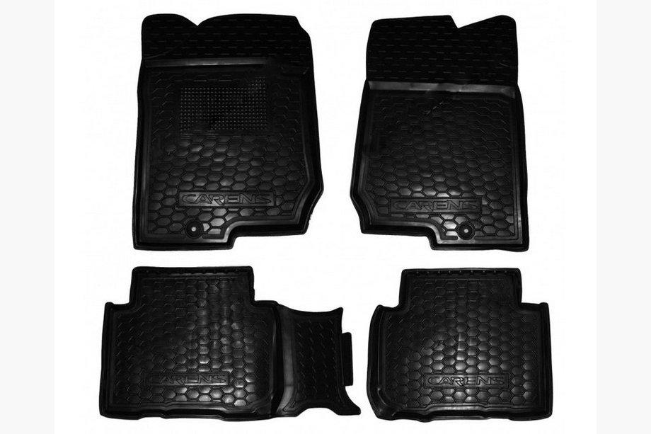 Kia Carens 1999–2012 Gumijasti notranji tepihi z visokim robom MKP 2006+ (Autogumm) Image