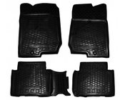 Kia Carens 1999–2012 Gumijasti notranji tepihi z visokim robom MKP 2006+ (Autogumm) fotografija 1