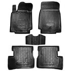 Nissan Micra K12 2003–2010 Gumijaste preproge z visokim robom (Autogumm) fotografija 1
