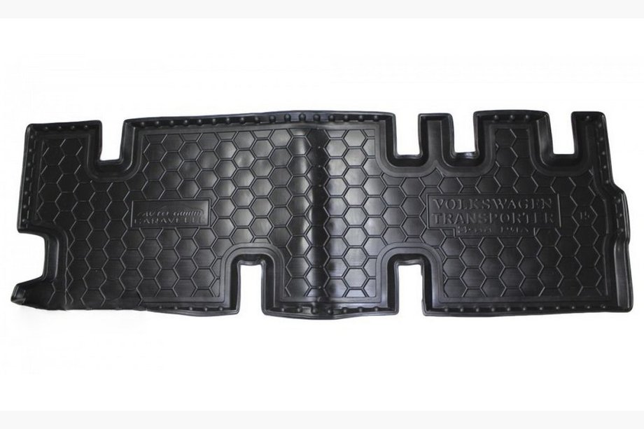 Volkswagen T5 2010–2015 Gumijaste preproge z robom Caravelle 3. vrsta z gretjem (Autogumm) Image