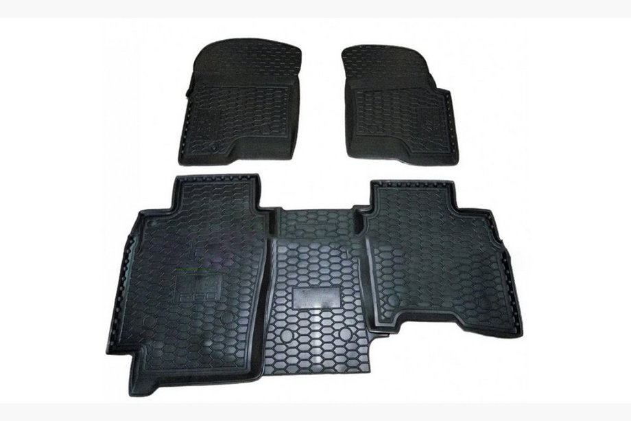 Ford F-150 2014–2021 Gumijaste preproge za notranjost z visokim robom 2004-2008, 5 sedežev (Autogumm) Image