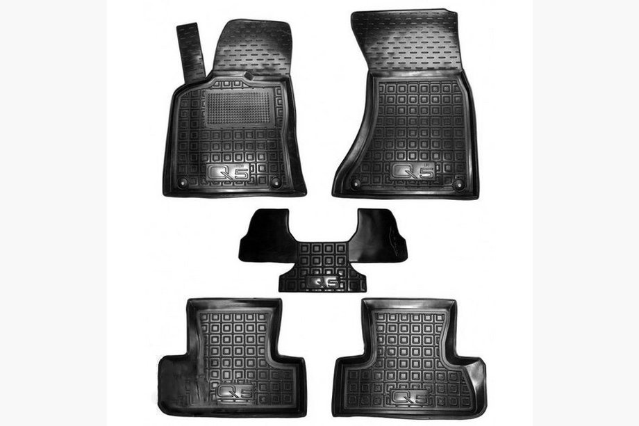 Audi Q5 2008–2017 Gumijaste preproge z visokim robom (Autogumm) Image