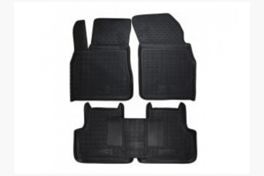 Audi Q7 2015–2026 Gumijaste preproge z visokim robom (Autogumm) Image