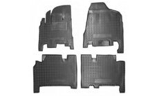 Kia Carnival 2002–2013 Gumijasti tepihi z robom АКПП 2006+ prva in druga vrsta (Autogumm) fotografija 1