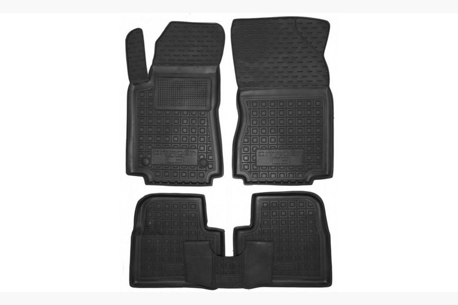 Citroen C-3 2016–2023 Gumijaste preproge z visokim robom (Autogumm) Image
