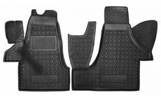 Volkswagen T5 Transporter 2003–2010 Gumijasti tepihi z robom (Autogumm, spredaj za 1+2) fotografija 1