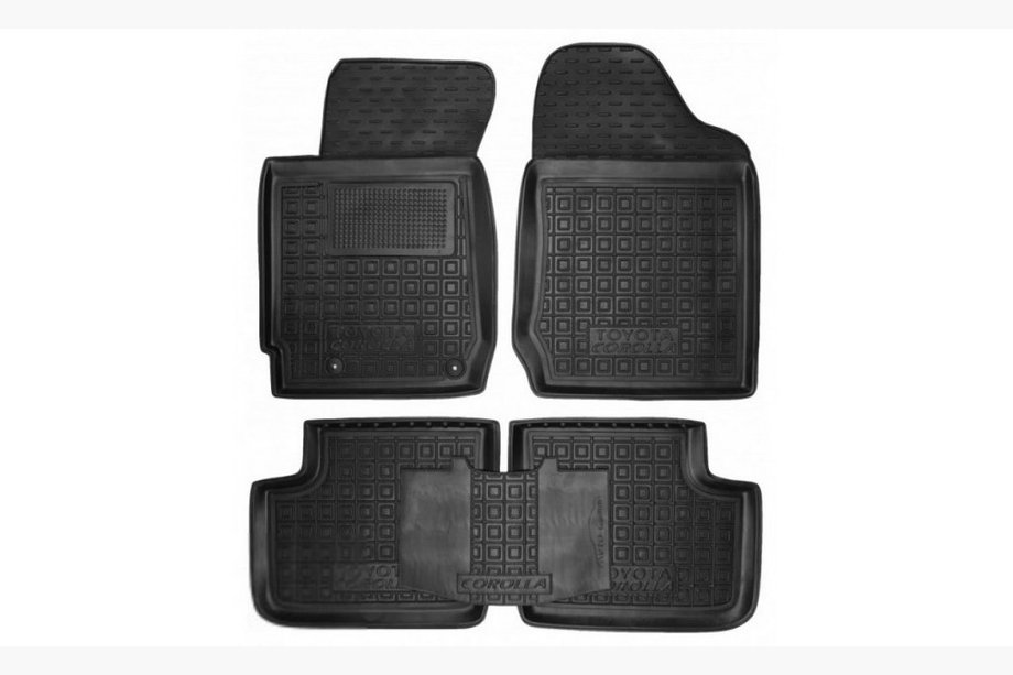 Toyota Corolla 2002–2007 Gumijaste preproge z visokim robom (Autogumm) Image
