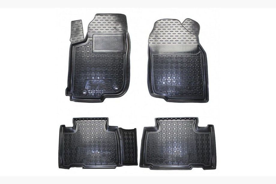Toyota Rav 4 2013–2018 Gumijasti tepihi za notranjost z robom 2016+ ДВС (Autogumm) Image