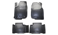Toyota Rav 4 2013–2018 Gumijasti tepihi za notranjost z robom 2016+ ДВС (Autogumm) fotografija 1