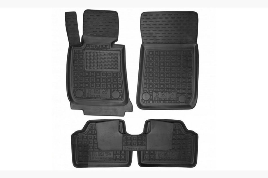BMW serija 3 E90/E91 2005–2011 Gumijaste preproge z visokim robom (Autogumm) Image
