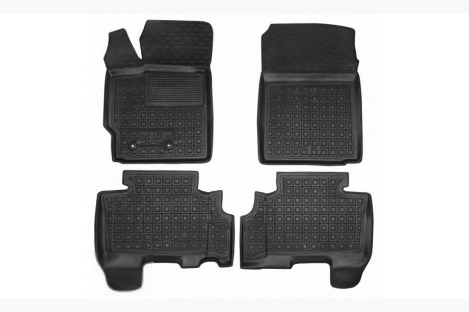 Toyota Yaris 2006–2011 Gumijaste preproge z visokim robom (Autogumm) Image