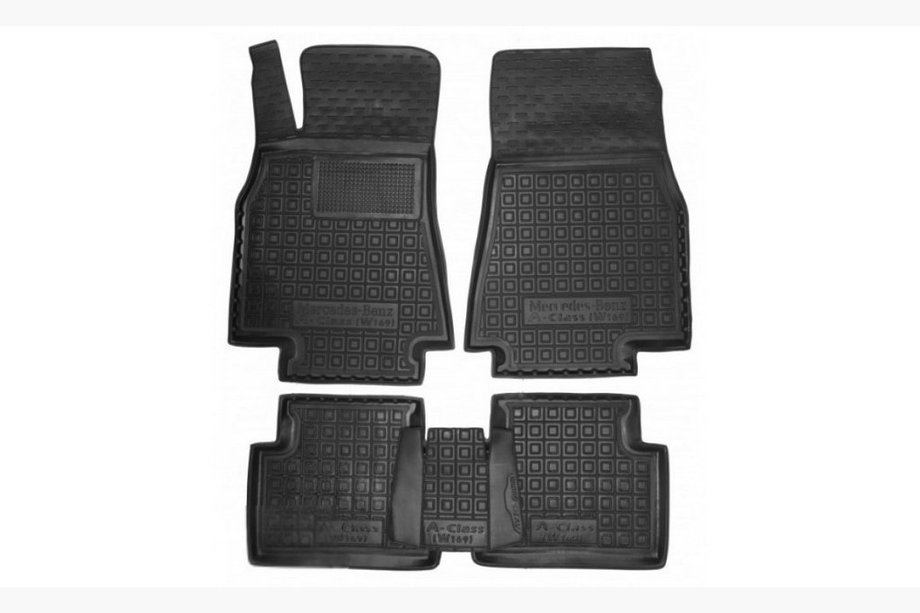 Mercedes A-class W169 2004–2012 Gumijaste preproge z visokim robom (Autogumm) Fotografija 1