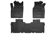 Volkswagen Sharan 1995–2010 Gumijasti tepihi z visokim robom 1995-2000 5 sedežev (Autogumm) fotografija 1