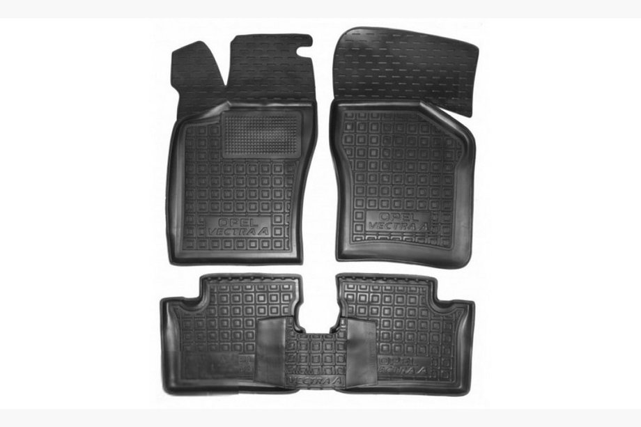Opel Vectra A 1987–1995 Gumijaste preproge z visokim robom (Autogumm) Image