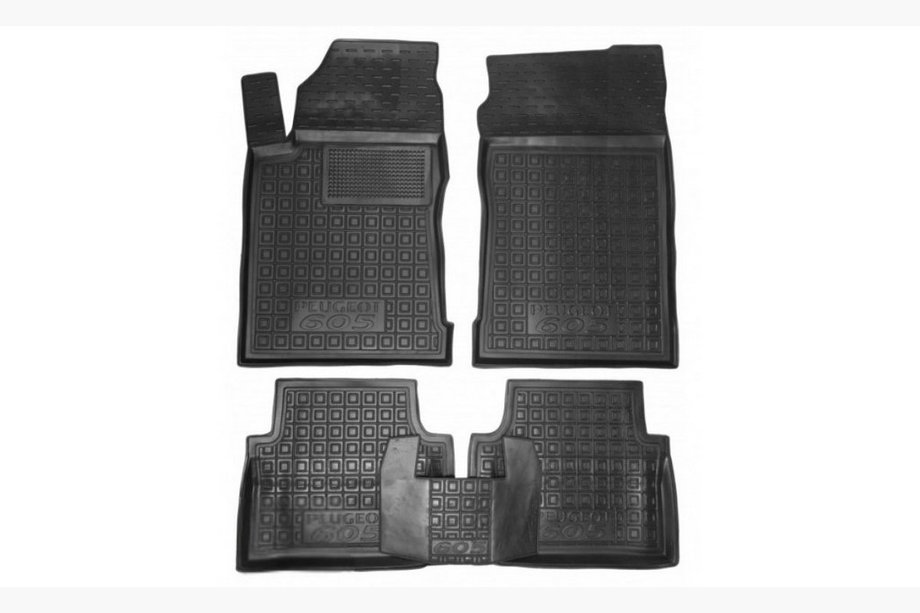 Peugeot 605 1989–1999 Gumijaste preproge z visokim robom (Autogumm) Image