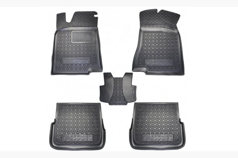 Volkswagen Passat B4 1993–1996 Gumijaste preproge z visokim robom (Autogumm) Image