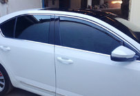 Skoda Octavia III A7 2013–2019 Zgornje okenske obrobe (4 kosi, nerjavno jeklo) fotografija 2