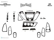 Ford Custom 2013–2022 Obloge armaturne plošče Aluminij fotografija 3