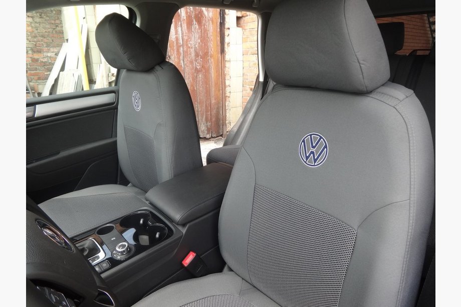 Volkswagen Touareg 2010–2018 Avtoprevleke za sedeže (tekstilne, Classik) Image