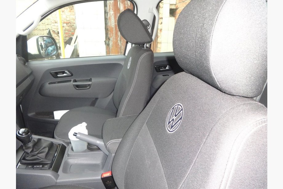 Volkswagen Amarok 2010–2022 Avtoprevleke za sedeže (tekstilne, Classik) Image