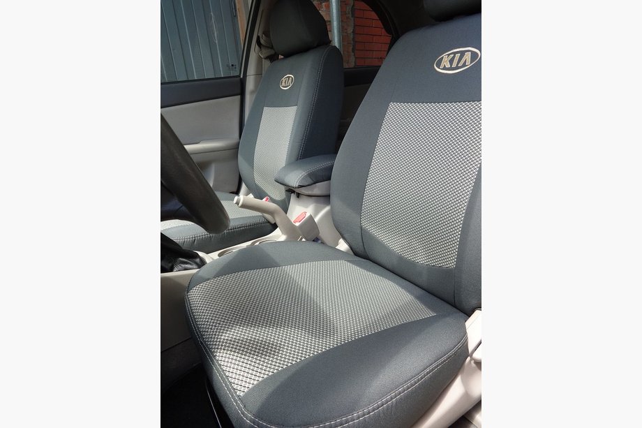 Kia Cerato 1 2004–2009 Avtoprevleke za sedeže (tekstilne, Classik) Image