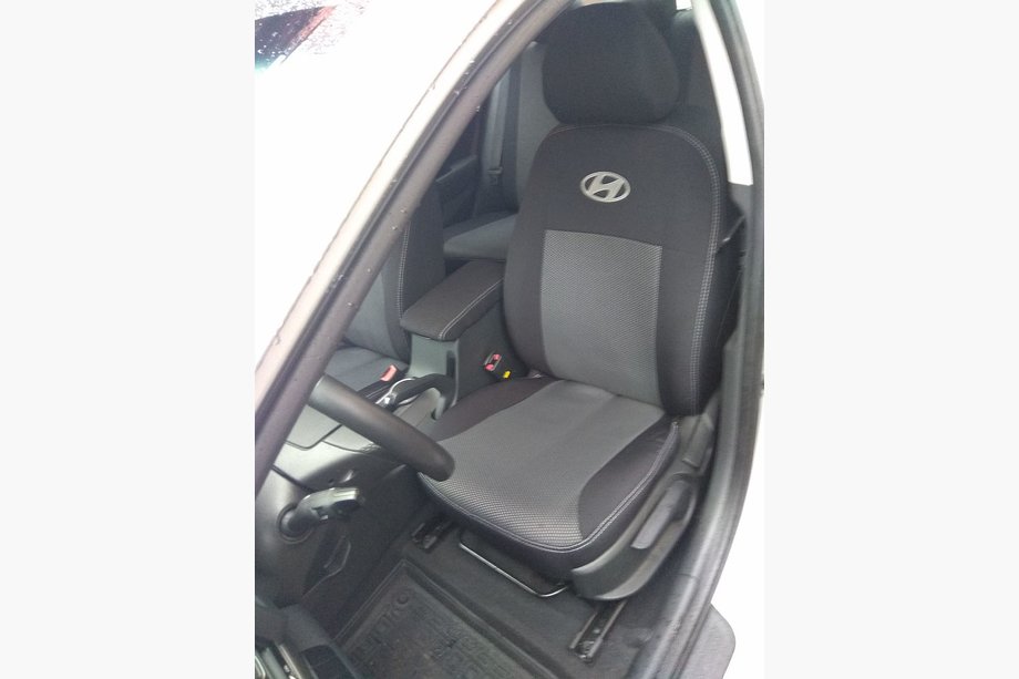 Hyundai Elantra (XD) 2000–2011 Avtoprevleke za sedeže (tekstilne, Classik) Image
